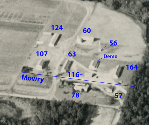 An aerial photo showing a cluster of IFAS buildings arranged across open fields